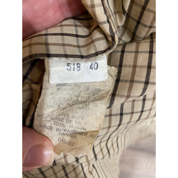 London Fog main Coat 40R Beige made in Canada - Picture 11 of 12